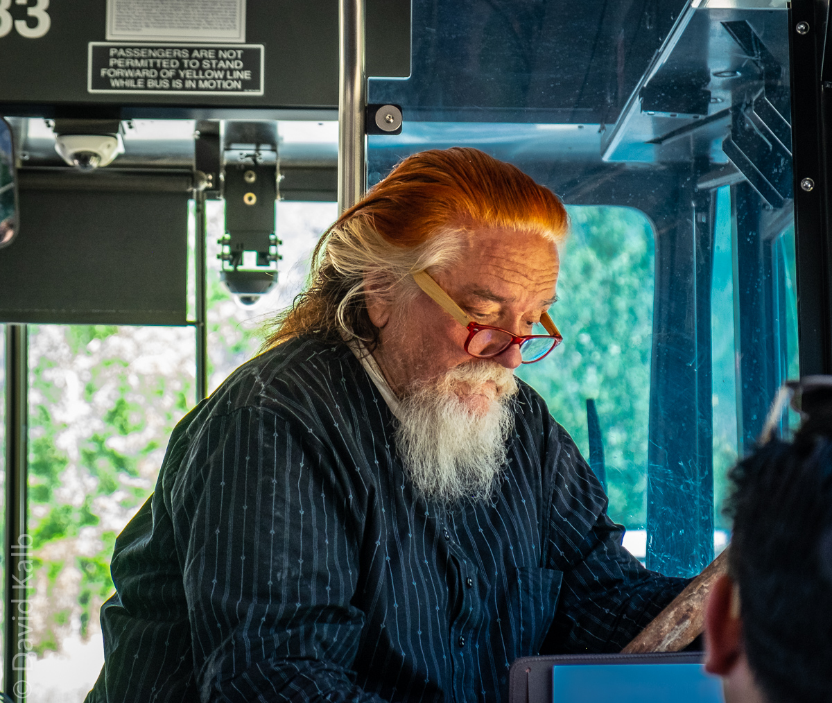 Gentleman on the Aspen Bus