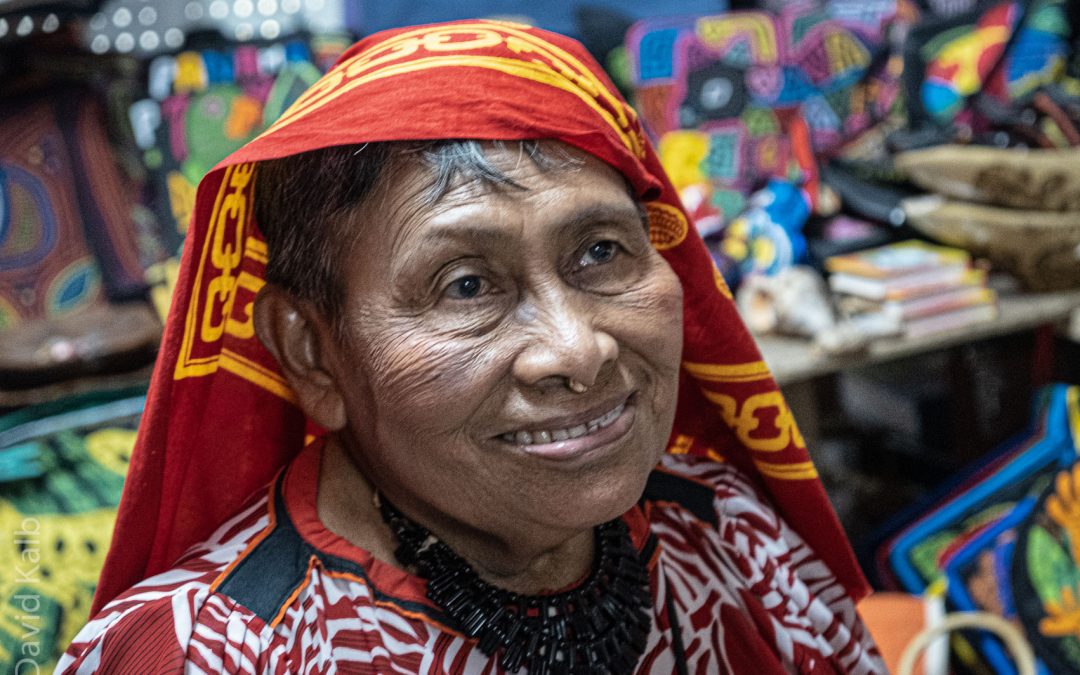 Kuna Tribal Woman in Panama